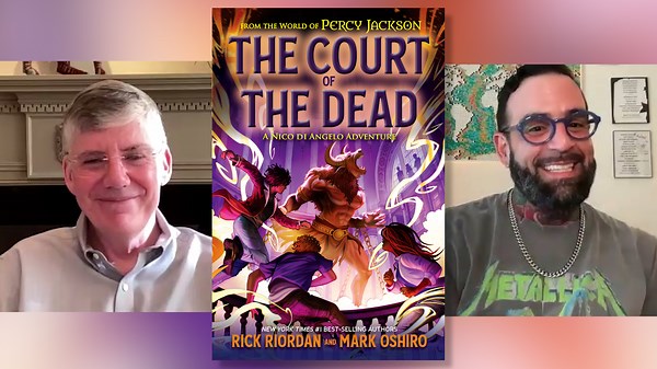 Rick Riordan talks 'Percy Jackson' spinoff novel 'The Court of the Dead' with co-author Mark Oshiro