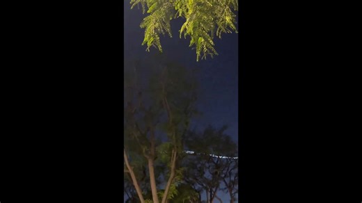 US: SpaceX launch creates bright trail across night sky