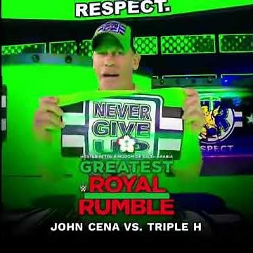 Triple H vs John Cena Greatest Royal Rumble match | Highlights