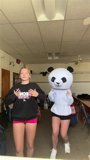 Panda pride for spirit week #school #fyp #viral #relatable #dance | dance
