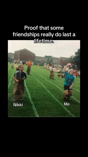 I am so lucky to call you my best friend. You are and always will be my bestie and my sister 😆 also I won that sack race I’m not sure if you remember that 🤣🤣🤣 @nikkijacko23 #bestfriend #besties #friendsforever #sisters #fyp