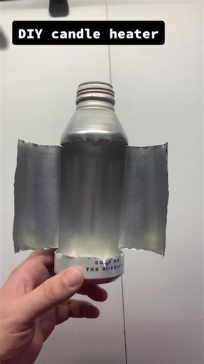 DIY Candle Heater: How to Make an Emergency Heater with a Can