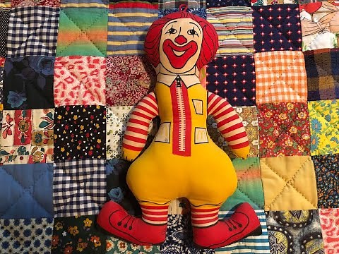 McDonald's: Vintage Ronald McDonald Plush Doll From 1970's or 1990's Review