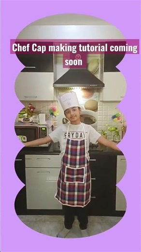 How to make a master Chef Cap Tutorial | DIY papercraft | #chef #tutorial #trending #ytshorts