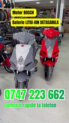 MIRAGE - scuter electric FARA permis - Motor BOSCH - baterie LITIU-ION detasabila 🔥 FĂRĂ PERMIS. FĂRĂ COMPLICAȚII. 🔋 Scutere • Triciclete • Mașini electrice ➡️ FĂRĂ PERMIS 💵 RATE FIXE, FĂRĂ AVANS 🏠 Livrare în TOATĂ România – gata montat 📞 Sună acum: 0747 223 662 💻 www.tomaselectric.ro 📍 Magazin: Ploiești – Str. Unirii nr. 8 ✅ Acte complete: CIV CoC garanție 👉 Scrie-ne sau sună ACUM! #scuterfarapermis #tricicluelectric #farapermis #triciclucuvolan #inrate