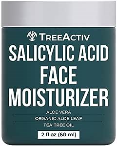 TreeActiv Acne Eliminating Face Cream | Tea Tree Moisturizing Formula for Balanced, Fresh-Looking Skin | Suitable for Sensitive Skin | For Adults and Teens | 2 fl oz