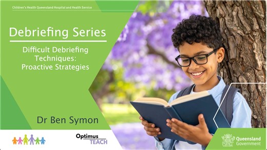 Difficult debriefing: Proactive Strategies