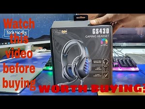 Cosmic Byte GS430 Gaming Headphone || UNBOXING