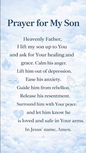 A Prayer For My Son