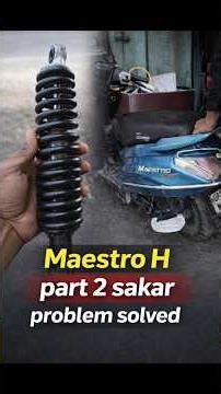 Hero Maestro Edge Sakar Problem Solved | Rear Shock Absorber Repair | Maestro H Part 2
