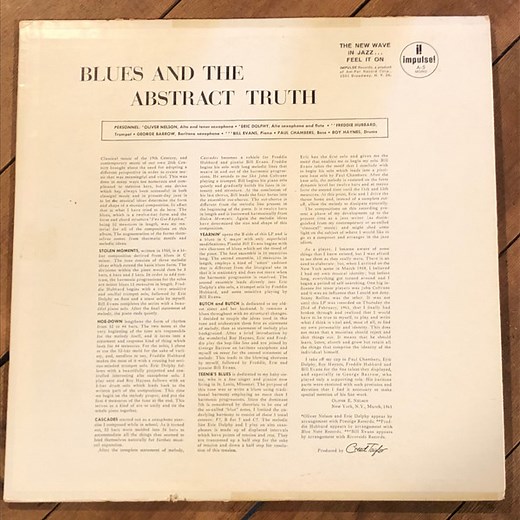 Oliver Nelson - Blues And The Abstract Truth