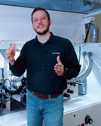 3.5K views · 16 reactions | Boost your production speed and edge quality with the HOMAG EDGETEQ S-200 FC Auto, a compact solution that punches above its weight. | Stiles Machinery | Facebook