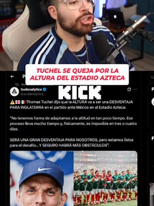 Tuchel se queja por la altura del Estadio Azteca #LACOBRAAA #LACOBRA #cobra #lacobraaaclips #kick #clips #clipskick #kickstreaming #kickclips #kickargentina #clipsargentina #argentina @lacobraaa2.0