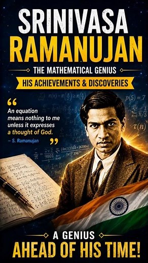 The biography of Ramanujan