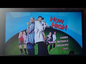 DVD Opening to How High (2001, 2002)