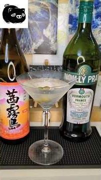 茜マティーニ #家飲み #カクテル #焼酎 #マティーニ #茜霧島 #cocktail #martini