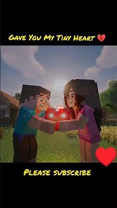 Gave You My Tiny Heart 💔 | Minecraft Emotional Story”