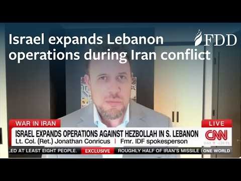 Jonathan Conricus on Israel expanding operations in Lebanon during Iran conflict – CNN International