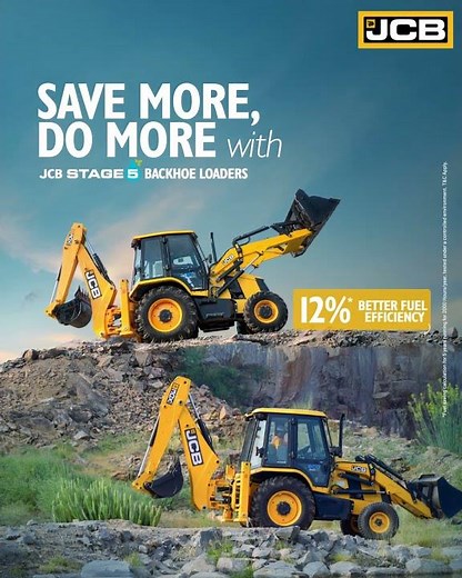JCB Stage 5 Backhoe Loader Performance & 12% Fuel Savings