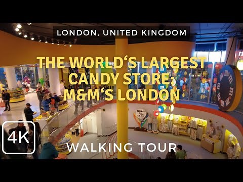 Inside the World's Largest Candy Store - M&Ms London, UK Walking Tour 2024