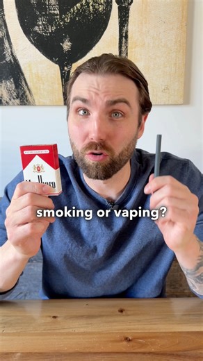 🚬 Smoking vs 🌬️ Vaping 👉 Follow both @healthwithcory and @doctortim.md ⚠️ Vaping is one of the most misunderstood topics in health today! | Health With Cory