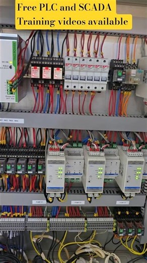 Pump Control Panel #PLC #bms #dcs #training #scada #electrical #pump