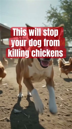 Professional dog trainer stops dog from killing chickens | how to stop a dog from killing chickens.