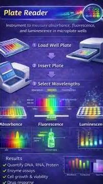 Plate reader explained #lab #science #dna #rna #nanoparticle #basics #proteinlab