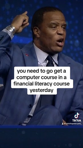 11K views · 259 reactions | There's no time for games. We have to get our minds right. Everyone needs to have their kids take a financial literacy course and a computer course to set your kids up right for the future. Click the link in my bio to sign up and to learn more about what financial services we have to offer you here at Operation HOPE. #Talk #Listen #conversation #OperationHOPE | John Hope Bryant | Facebook