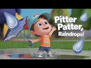 Pitter Patter, Raindrops! | Fun Kids Rain Rhyme & Song | Clearly Learn Kids
