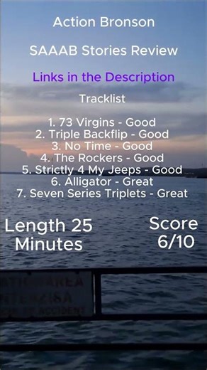 Action Bronson - SAAAB Stories Review