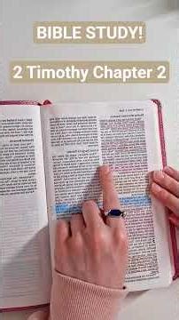bible study!! 2 Timothy Chapter 2 ❤️🙏 👑 #bible #biblestudy #jesus #jesuslovesyou