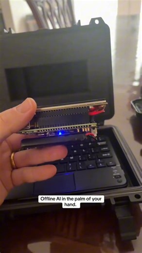 14 year old student from China ordered a Raspberry Pi Zero for $4, a PiSugar battery for $3, and a small 3.5" screen for $6.$13 total and a package from AliExpress.He soldered it together himself, installed Ollama, and loaded Gemma 2b - a model that runs entirely offline. No servers, no subscriptions, no API keys.Then he used that device to break into the GTA VI pre-alpha build. The one Rockstar keeps locked away from everyone.The debug console appeared on screen. Lucia's inventory. Water physic