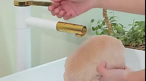 Kitchen Dish Cloths 12x12 inches - 100% Cotton Dish Towels Super Absorbent, Soft Quick Drying, Pack of 6 Reusable Dish Rags for Household Cleaning Beige