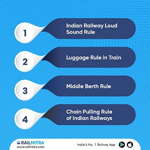 Indian Railway is a vast rail network. Millions of people travel by it daily. There are certain rules for Indian railways to ensure each passenger gets the best travel experience and the rail network functions well. You must be aware of these Indian Railway rules if you are a train traveler. So, you don’t get stuck in any problem and use them if you face any problem while your train traveling. These rules are for the convenience of onboard passengers. Here are some major train rules of India tha