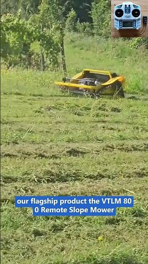 #mowing Cut Your Lawn the Easy Way with Vigorun Remote Control Lawn Mower! 🌱