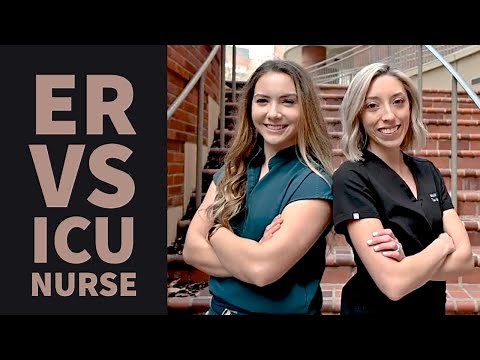 ER VS. ICU NURSE - They Are DRAMATICALLY Different! If You Are Interested in Nursing, Check This Out