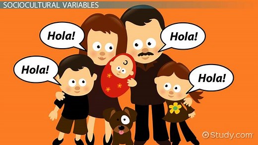 Sociocultural Variables that Affect Second Language Acquisition