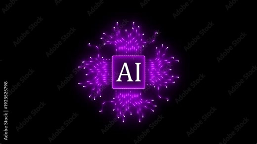 AI Security concept on the transparent background. Secure Data Management and Artificial Intelligence Technology, Safeguarding Connections from Cyber Attacks. 4k ...