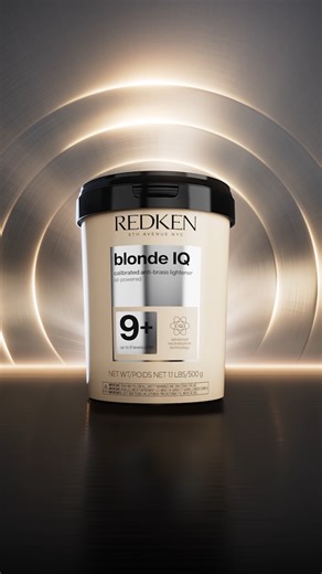 Redken on Instagram: "Maximum lift, maximum neutralization.* Introducing the Smartest Way To Blonde: Blonde IQ 9+ Calibrated Anti-Brass Lightener.  With its Advanced Neutralization Technology & dedicated oil-powered developer, you’re getting:  Up to 9 levels of powerful, clean lift  Creamy consistency for precision application  No swelling for better saturation and even lift Available at @saloncentric on November 1st.  #BlondeIQ *vs. other Redken lighteners"