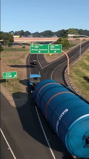 American Truck Simulator Gameplay DLC Special Transport City Oakland → Fresno California