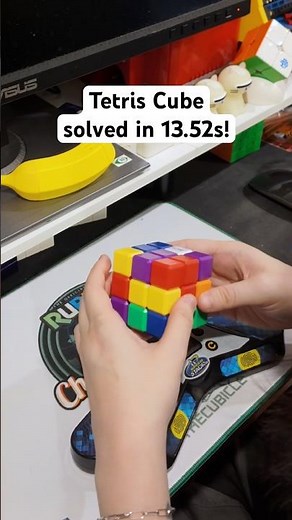 Rubik’s x Tetris Cube solved in 13.52s!
