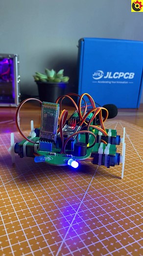 Bluetooth Controlled Cute Robot using Arduino Nano In this project, we will learn how to make a Bluetooth-controlled Cute Robot using an Arduino Nano board. #JLCPCB #Cute_Robot #arduino #arduinonano #arduinoprojects #Robotic #arduinofun #arduinoprogramming #diy_projects #robot #arduino_tutorials #Bluetooth #bluetooth_control #electronicprojects #electronictutorials #srituhobby #sritu_hobby #SriTu_Hobby_App #SriTu_Hobby_Shop