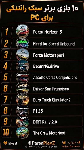 🏎️ 10 Best Racing Games for PC; From Pro Drifting to Total Amateur Crashes😂#games#gaming#pcgames#...