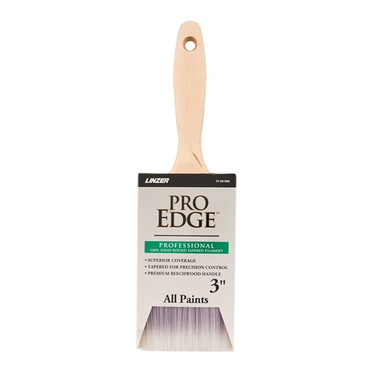 PRO EDGE by Linzer 3" CT Formula Flat Reusable Paint Brush