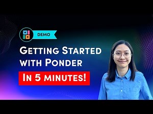 Getting Started with Ponder in 5 min