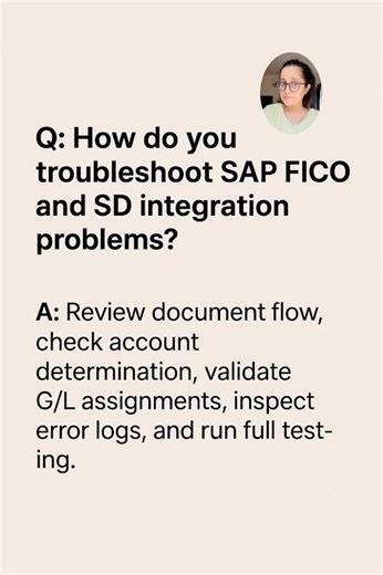 SAP FICO × SD: How to Troubleshoot Integration Issues #interview