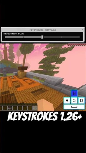 Best Keystrokes Overlay Mcpe #shorts #mcpe