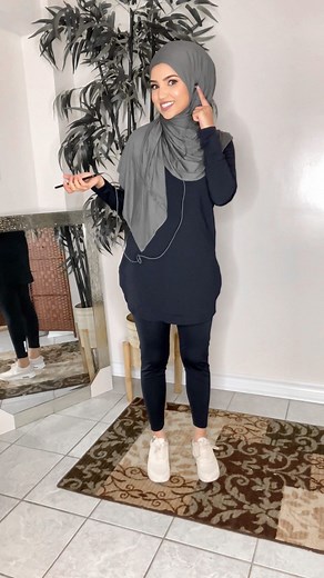 Saima Khan | The access hijab from @culturehijab allows you to wear headphones over your hijab! It’s perfect when I’m working out There’s a new... | Instagram