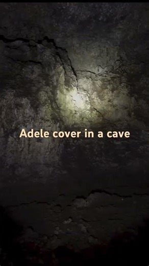 Covering/Singing Adele - Chasing Pavements in a cave #singing #cover #cave